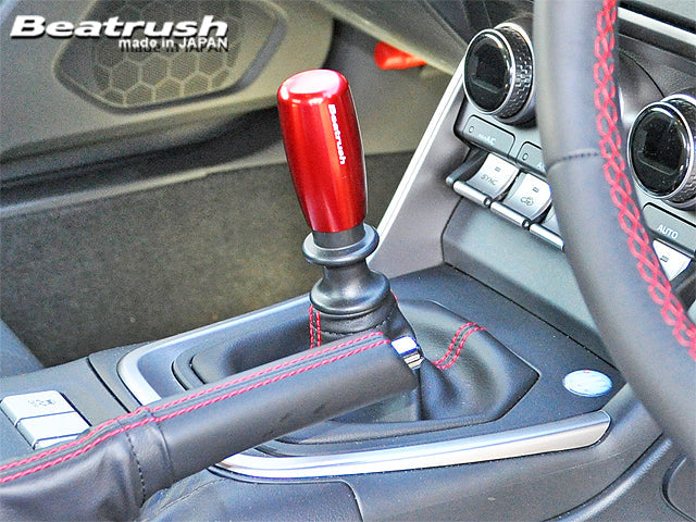 LAILE BEATRUSH Alu SHIFT KNOB TYPE-EBR M12x1.25P SILVER FOR SUBARU BRZ ZD8  A9ZD8MAS-EBR