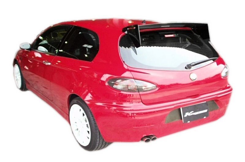 KREISSIEG CAT-BACK F1 SOUND VALVETRONIC EXHAUST SYSTEM STAINLESS STEEL FLOATING CURL TAIL SANDBLASTED KSG LOGO MARK FOR ALFA ROMEO 147 2.0 TS  AL147TS-04-STAINLESS