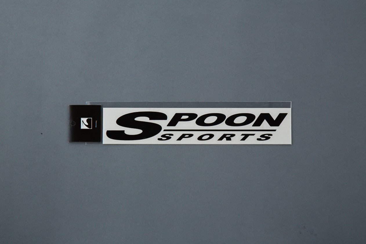 SPOON BLACK SPOON SPORTS LOGO STICKER For UNIVERSAL FITTING ALL-90000-B21