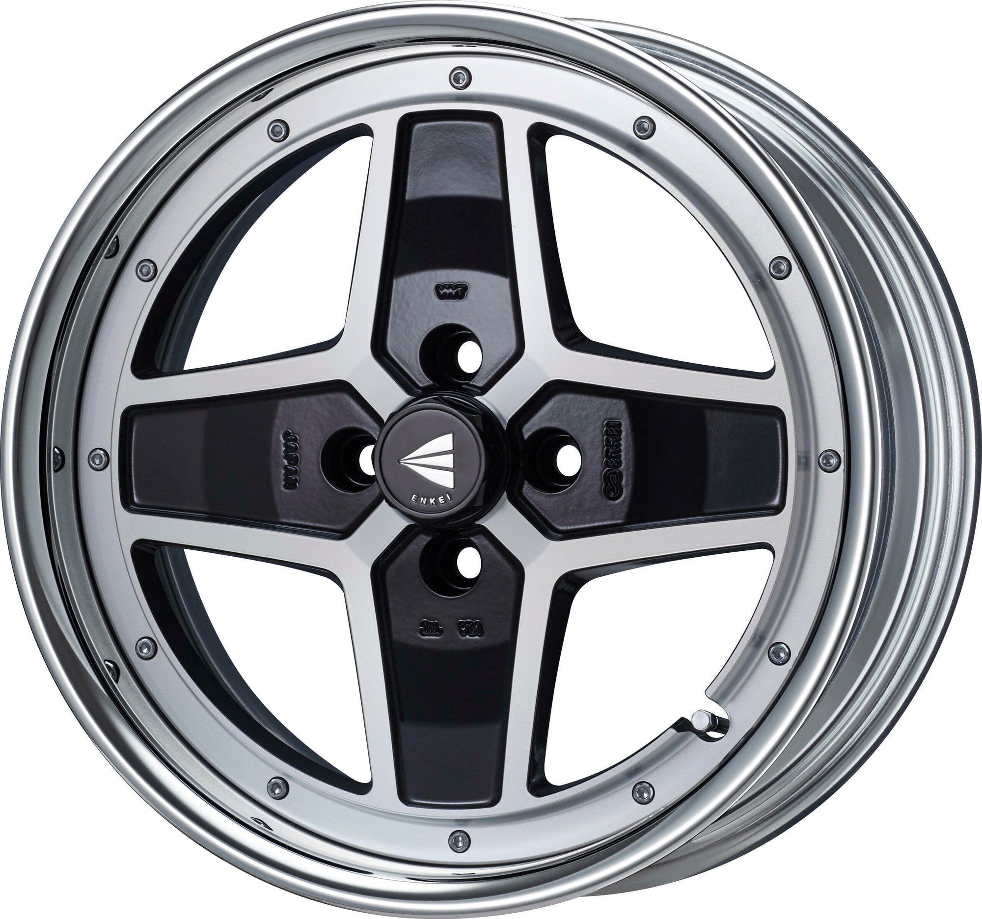 ENKEI ENKEI NEO CLASSIC APACHE2 NEO LO DISK 17X8.5J 100X4 45~10 MACHINING BLACK ENKEI-01370