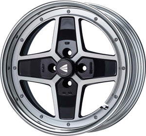 ENKEI ENKEI NEO CLASSIC APACHE2 NEO LO DISK 17X8.5J 100X4 45~10 MACHINING BLACK ENKEI-01370