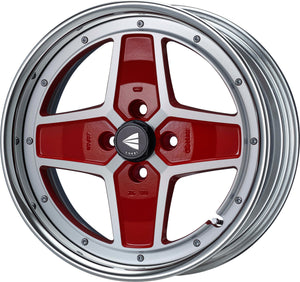 ENKEI ENKEI NEO CLASSIC APACHE2 NEO HI DISK 17X7.5J 100X4 45~10 MACHINING RED ENKEI-01391