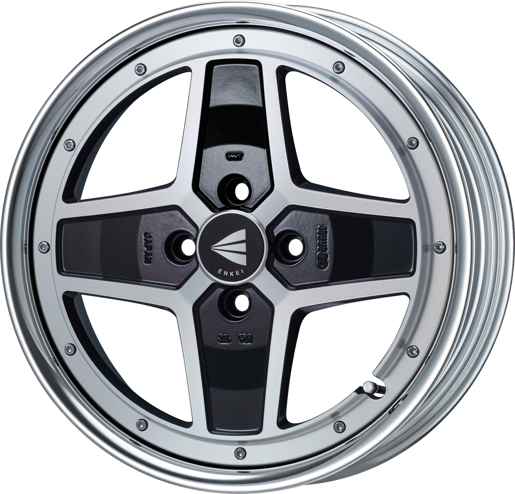 ENKEI ENKEI NEO CLASSIC APACHE2 NEO LO DISK 17X6.5J 100X4 45~30 MACHINING BLACK ENKEI-01366