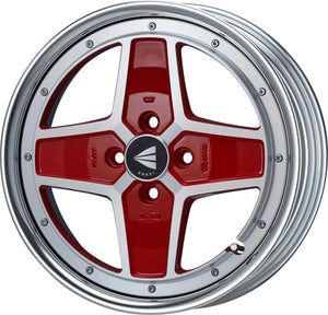 ENKEI ENKEI NEO CLASSIC APACHE2 NEO HI DISK 17X8.5J 100X4 45~5 MACHINING RED ENKEI-01393