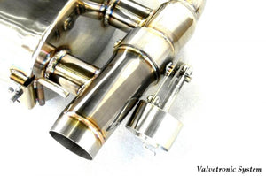 KREISSIEG FIRST CATBACK F1 SOUND VALVETRONIC EXHAUST SYSTEM STAINLESS STEEL BILLET FLOATING CURL TAIL SANDBLAST KSG LOGO MARK FOR ASTON MARTIN DB9 2004 - 2011 ASDB9-02-STAINLESSBILLET