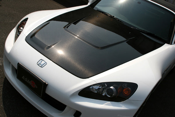 AUTOBACS ASM YOKOHAMA ASM I.S.DESIGN AERO BONNET FRP UNPAINTED FOR HONDA AP1-100 AP1-110 AP1-120 AP1-130 AP1-200 AP2-100 AP2-110 ASM-AP100016