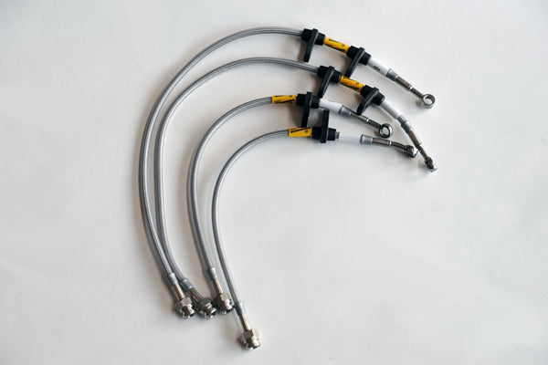 AUTOBACS ASM YOKOHAMA ASM STAINLESS MESH BRAKE HOSE AP2 FOR HONDA S2000 AP2 100 110 ASM-AP100235