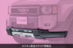 JAOS FRONT BUMPER GUARD PAINTED MATTE BLACK FOR TOYOTA LAND CRUISER 250 TRJ250W GDJ250W B016068MB