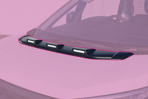 JAOS BONNET DEFLECTOR CARBON-LIKE FOR MITSUBISHI DELICA D:5 2019- DIESEL B036306CL