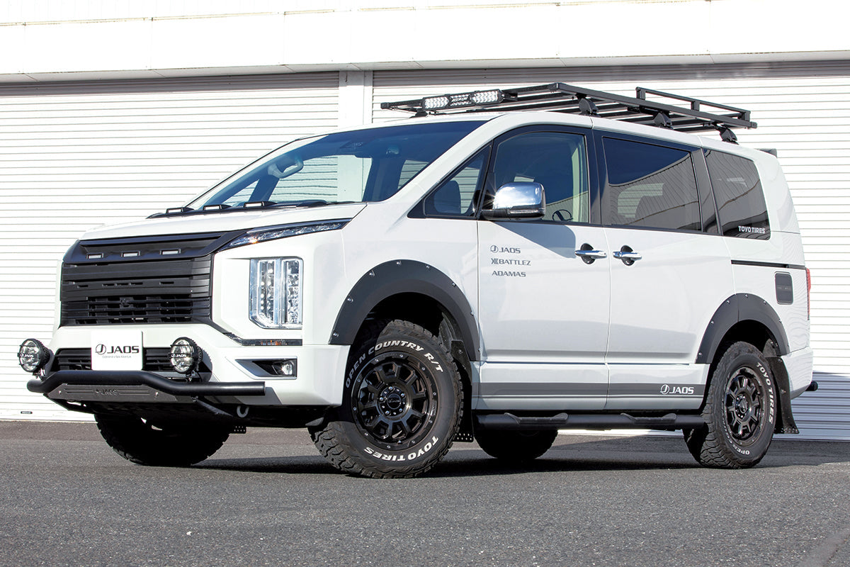 JAOS BONNET DEFLECTOR CARBON-LIKE FOR MITSUBISHI DELICA D:5 2019- DIESEL B036306CL