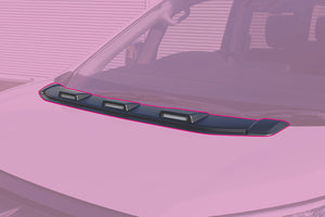 JAOS BONNET DEFLECTOR PAINTED MATTE BLACK FOR MITSUBISHI DELICA D:5 2019- DIESEL B036306MB