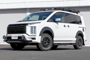JAOS BONNET DEFLECTOR PAINTED MATTE BLACK FOR MITSUBISHI DELICA D:5 2019- DIESEL B036306MB