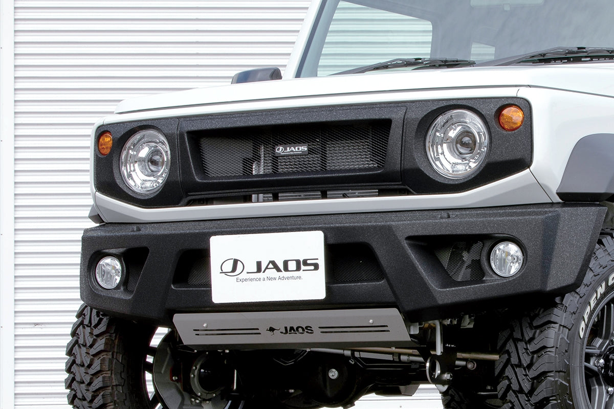 JAOS FRONT GRILLE PAINTED TOUGH BLACK FOR SUZUKI JIMNY NOMADE JC74 B061513TB