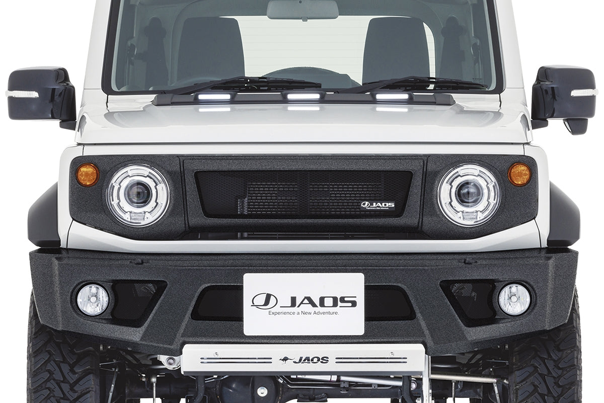 JAOS FRONT GRILLE PAINTED TOUGH BLACK FOR SUZUKI JIMNY NOMADE JC74 B061513TB