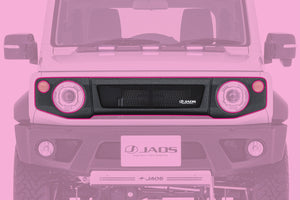 JAOS FRONT GRILLE PAINTED TOUGH BLACK FOR SUZUKI JIMNY NOMADE JC74 B061513TB