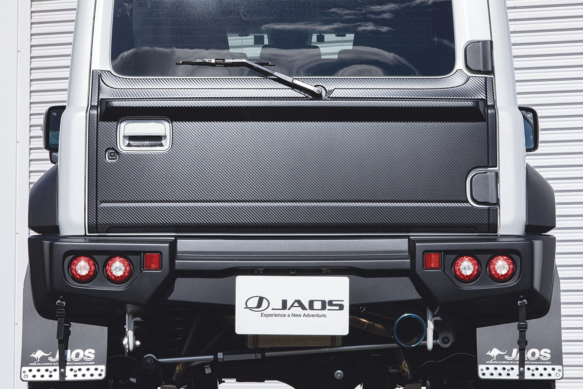 JAOS REAR HATCH GATE PANEL CARBON LOOK FOR SUZUKI JIMNY NOMADE JC74 B097513CL