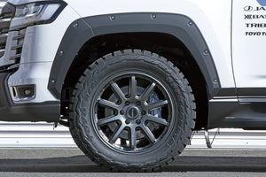 JAOS FENDER GARNISH TYPE-X PAINTED MATTE BLACK FOR ZX FOR TOYOTA LAND CRUISER 300 B135051MB