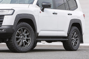 JAOS FENDER GARNISH TYPE-X MATTE BLACK FOR LAND CRUISER 300 SERIES GRSPORT B135052MB