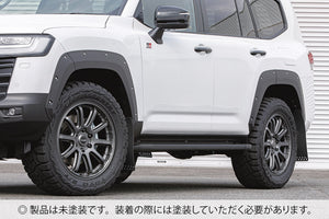 JAOS FENDER GARNISH TYPE-X UNPAINTED FOR LAND CRUISER 300 SERIES GRSPORT B135052NP