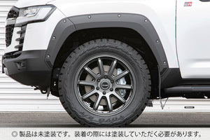 JAOS FENDER GARNISH TYPE-X UNPAINTED FOR LAND CRUISER 300 SERIES GRSPORT B135052NP