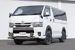 JAOS FRONT SKID BAR BLACK BLAST STANDARD TYPE 3 ~ FOR TOYOTA HIACE 200 B150203C