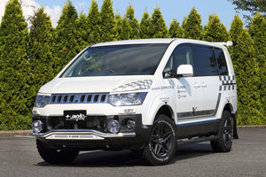 JAOS FRONT SKID BAR POLISH BLAST FOR MITSUBISHI DELICA D:5 B150304A