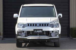 JAOS FRONT SKID BAR POLISH BLAST FOR MITSUBISHI DELICA D:5 B150304A