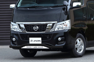 JAOS FRONT SKID BAR BLACK BLAST STANDARD FOR NISSAN NV350 CARAVAN B150482C
