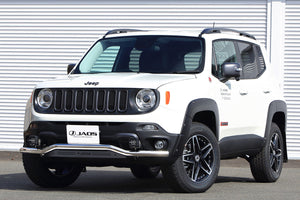 JAOS FRONT SKID BAR POLISH BLACK FOR JEEP RENEGADE B150910B