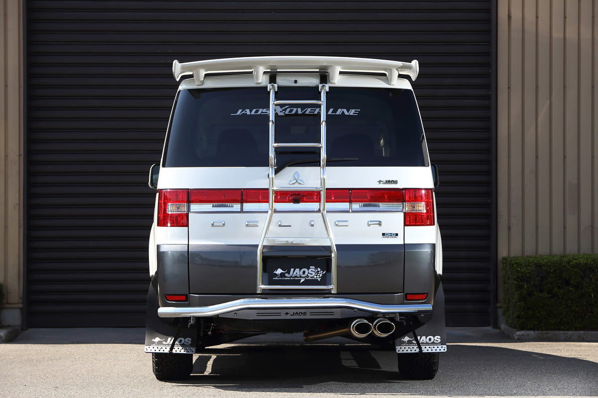 JAOS REAR SKID BAR POLISH BLACK FOR MITSUBISHI DELICA D:5 B154304B