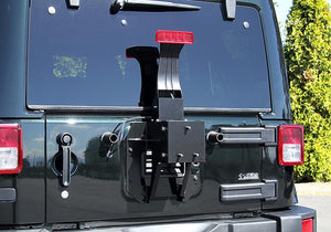 JAOS SPARE TIRE BRACKET FOR GENUINE BUMPER FOR JEEP WRANGLER JK B320901B