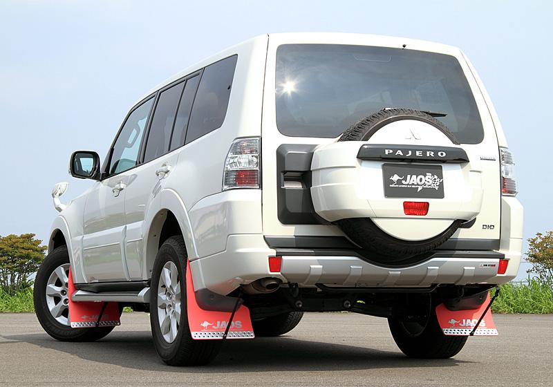 JAOS MUD GUARD III REAR SET RED FOR MITSUBISHI PAJERO V80 90 B621328R