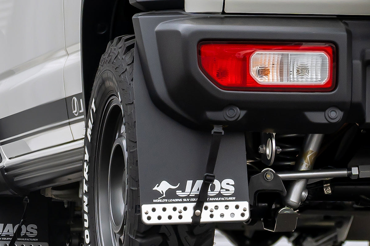 JAOS MUDGUARD III REAR SET BLACK FOR SUZUKI JIMNY NOMADE JC74 (GENUINE BUMPER ONLY) B622518RZ