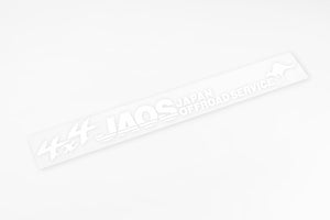 JAOS RACING LETTER WHITE STICKER B654003