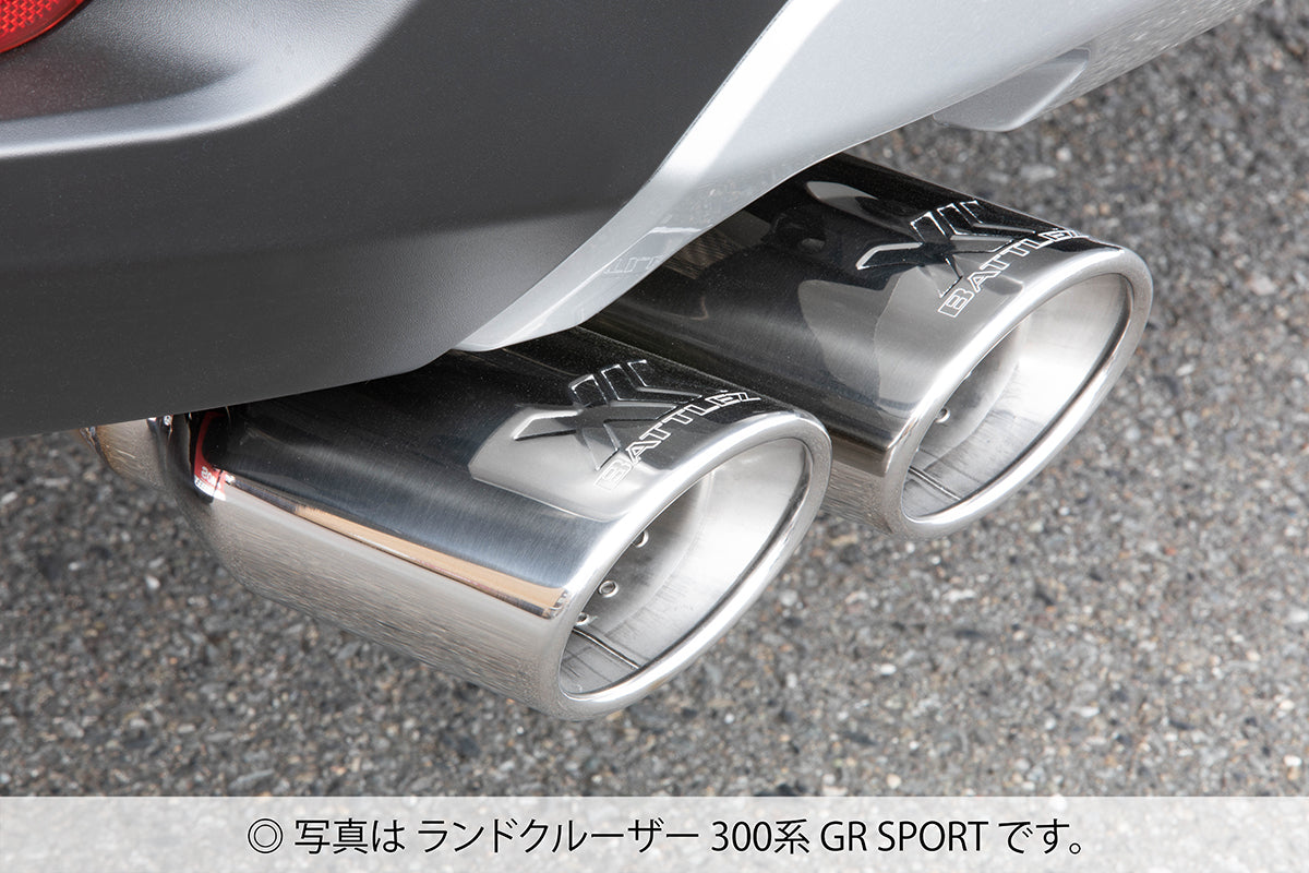 JAOS BATTLE Z MUFFLER ZS-2 FOR TOYOTA LAND CRUISER 300 B701051B