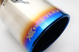 JAOS BATTLEZ MUFFLER ZSTI TITANIUM TAIL TURBO, CVT CAR FOR SUZUKI HUSTLER MR31S 41S B702535T