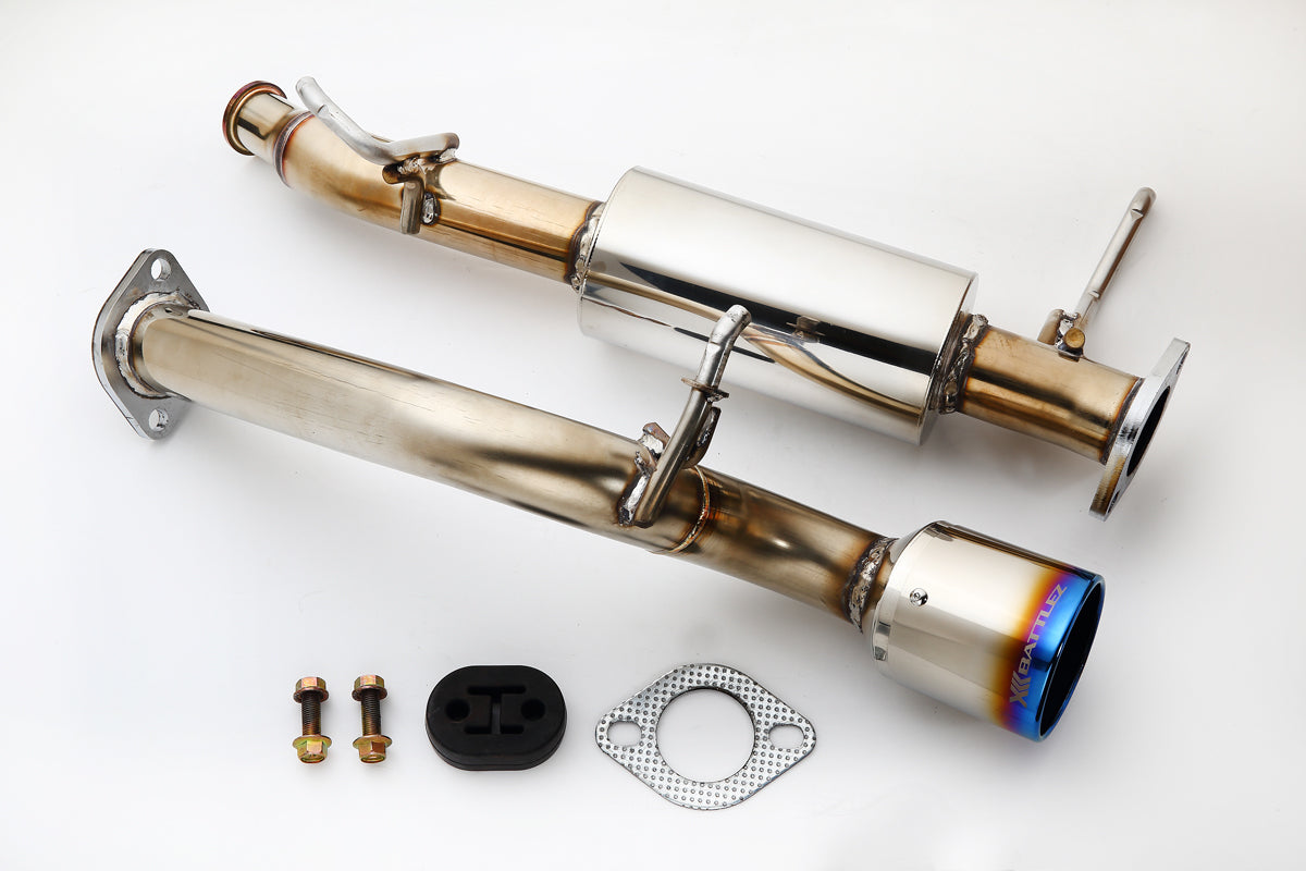 JAOS BATTLEZ MUFFLER ZSTI TITANIUM TAIL TURBO, CVT CAR FOR SUZUKI HUSTLER MR31S 41S B702535T