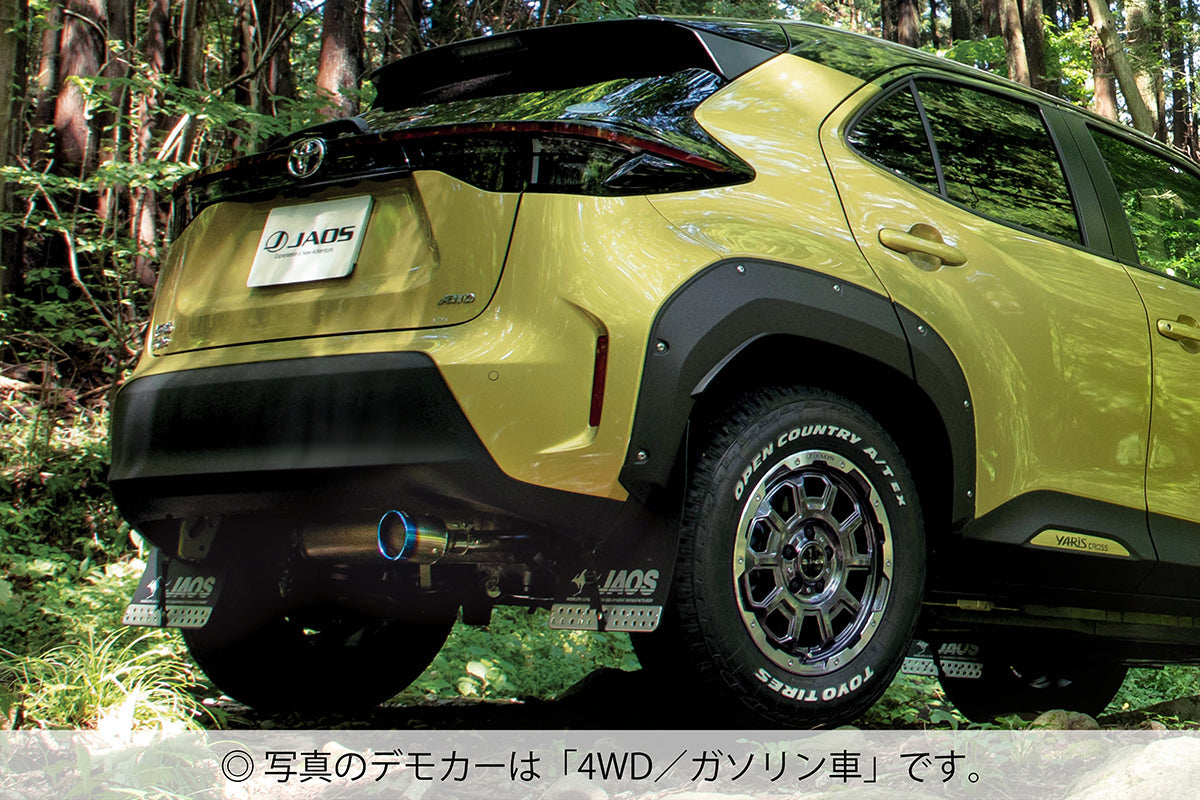 JAOS BATTLEZ MUFFLER CUTTER TI TITANIUM TAIL FOR TOYOTA YARIS CROSS HYBRID GAS 2WD B720004T