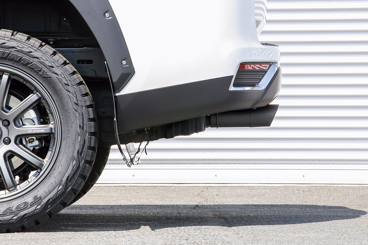 JAOS BATTLEZ MUFFLER CUTTER MC BLACK TYPE-A FOR TOYOTA LAND CRUISER 300 B720141