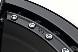 JAOS ASTELLA CM-0317X7.5J 44 5H127.0 BLACK POLISH WHEEL FOR JEEP WRANGLER JK B878E775PB
