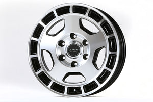 JAOS ASTELLA CM-04 17x6.5 48 6H139.7 BLACK POLISH WHEEL FOR NISSAN NV350 CARAVAN B879765PB