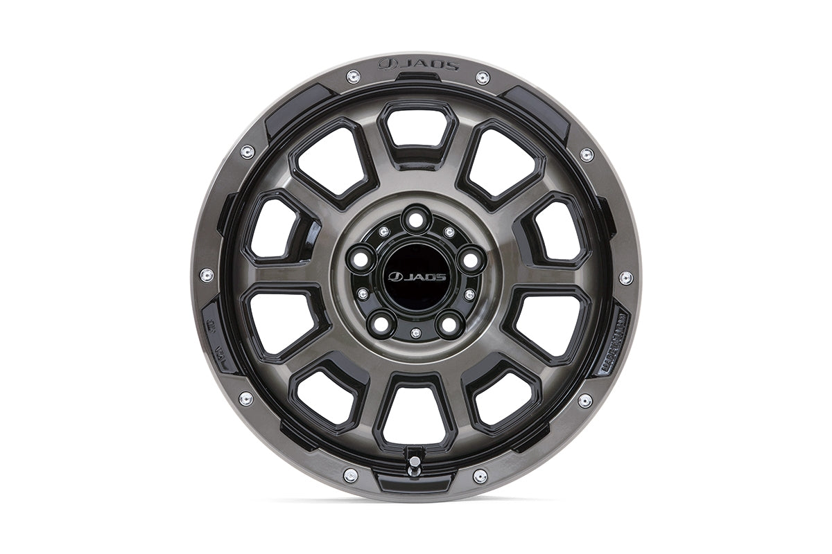 JAOS ADAMAS BL5 17X7.5J+25 5H114.3 SMOKE POLISH BLACK FOR TOYOTA RAV4 60 ADVENTURE B900C777SPB