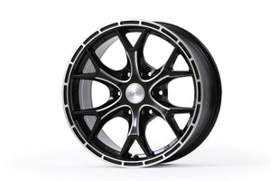 JAOS TRIBECLAW 17x8.0J 20 6H139.7 BLACK MILLING WHEEL FOR TOYOTA LAND CRUISER PRADO 120 B951780BM