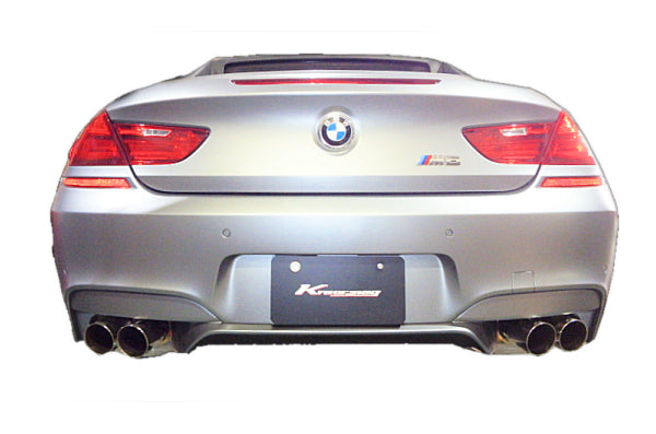 KREISSIEG EXHAUST MANIFOLD BACK F1 SOUND VALVETRONIC EXHAUST SYSTEM STAINLESS STEEL FLOATING CURL TAIL SANDBLASTED KSG LOGO MARK FOR BMW F13 COUPE M6 BMF12-01-STAINLESS-F13