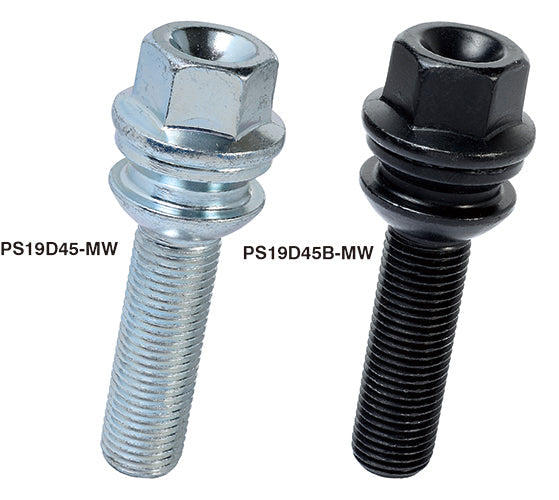 KYO-EI PORSCHE FOR 19HEX 14R SPHERICAL SEAT (BLACK) M14xP1.5 PS19D30B-MW