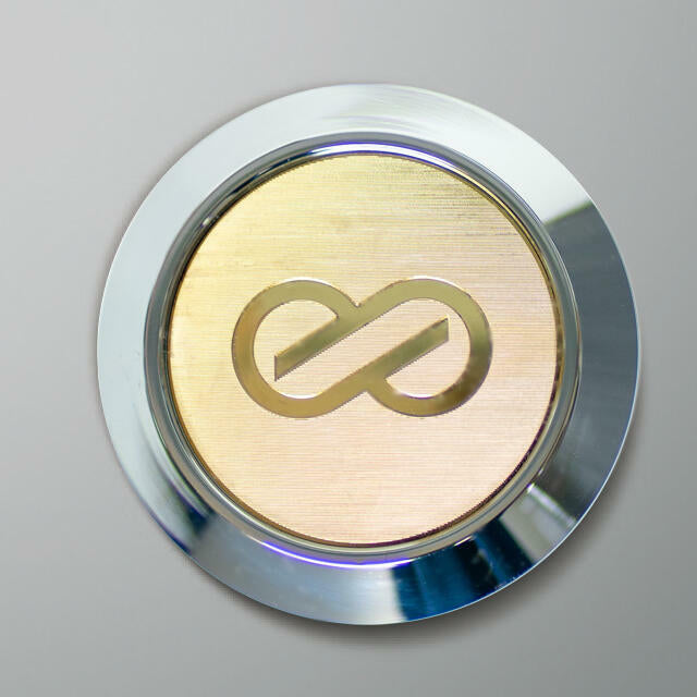 ENKEI PERFORMANCELINE CENTER CAP MIDDLE TYPE GOLD HAIRLINE CAP89B-G