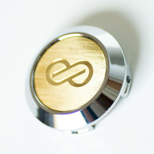 ENKEI PERFORMANCELINE CENTER CAP MIDDLE TYPE GOLD HAIRLINE CAP89B-G