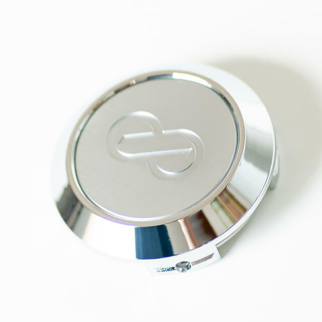 ENKEI PERFORMANCELINE CENTER CAP MIDDLE TYPE SILVER HAIRLINE CAP89B-S