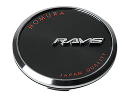 RAYS HOMURA WHEEL ATTACHED CENTER CAP NO.31 HOMURA CAP VER.A LOW HAIRLINE-BK FOR  61022000002BK