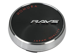 RAYS HOMURA WHEEL ATTACHED CENTER CAP NO.32 HOMURA CAP VER.A HI HAIRLINE-BK FOR  61022000003BK